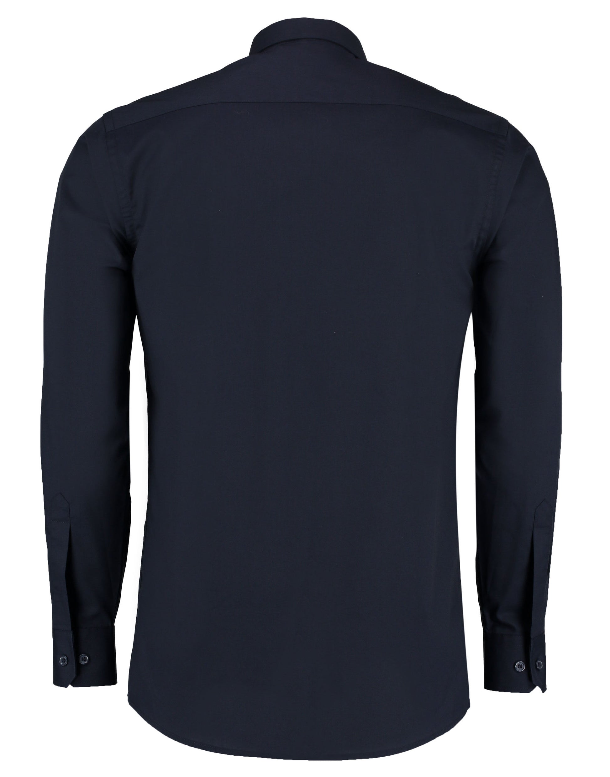 Kustom Kit Mens LS Tailored Poplin Shirt