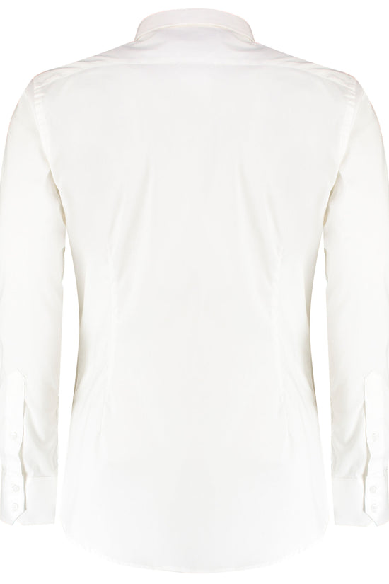 Kustom Kit Mens LS Stretch Oxford Shirt