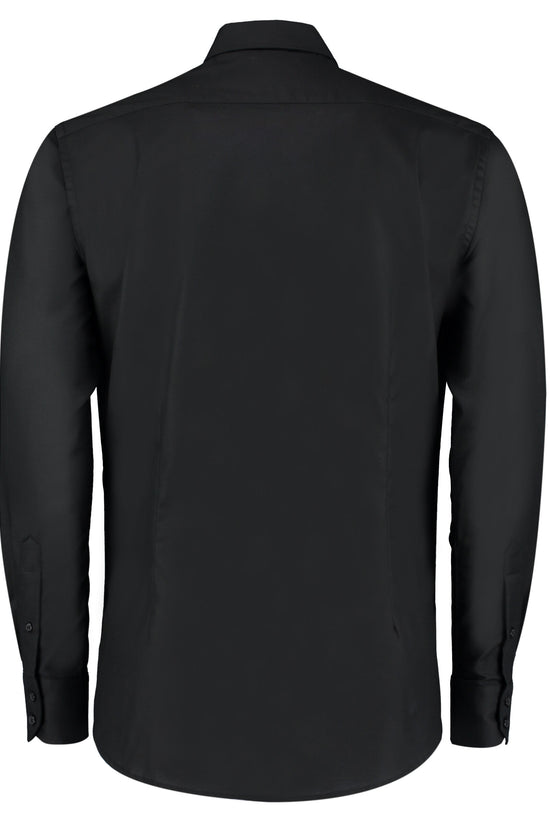 Kustom Kit Mens LS Slim Workwear Shirt
