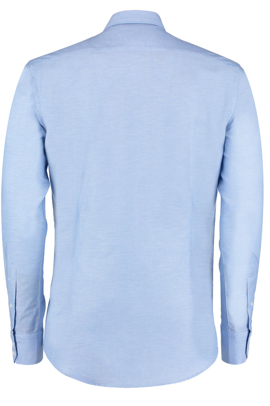 Kustom Kit Mens LS Slim Workwear Shirt