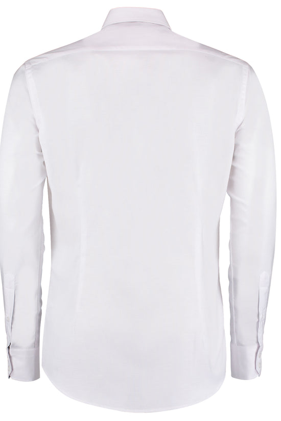 Kustom Kit Mens LS Slim Workwear Shirt