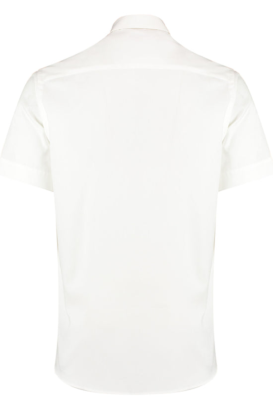 Kustom Kit Mens SS Tailored Oxford Shirt
