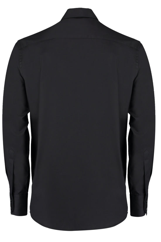 Kustom Kit Mens LS Tailored Oxford Shirt