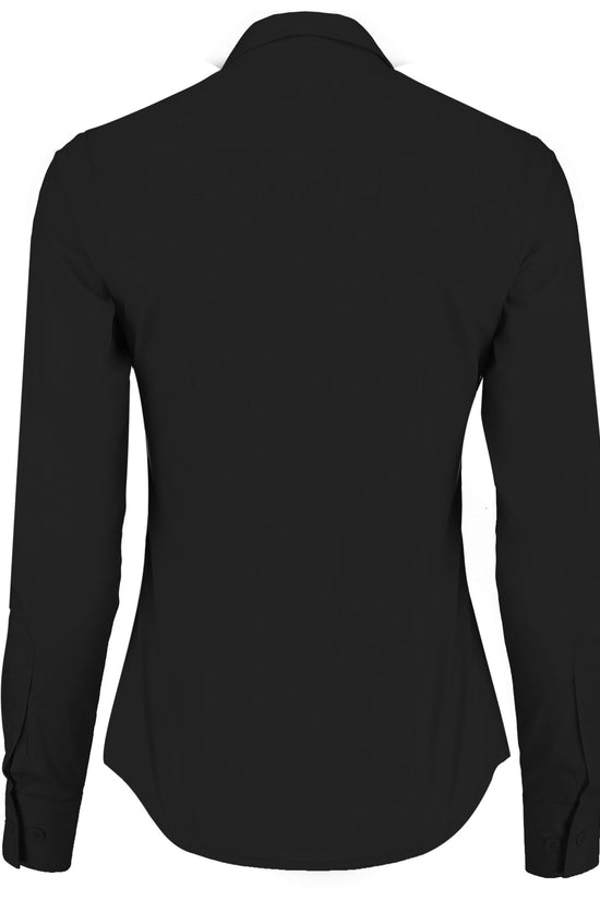 Kustom Kit Lady LS Tailored Poplin Shirt