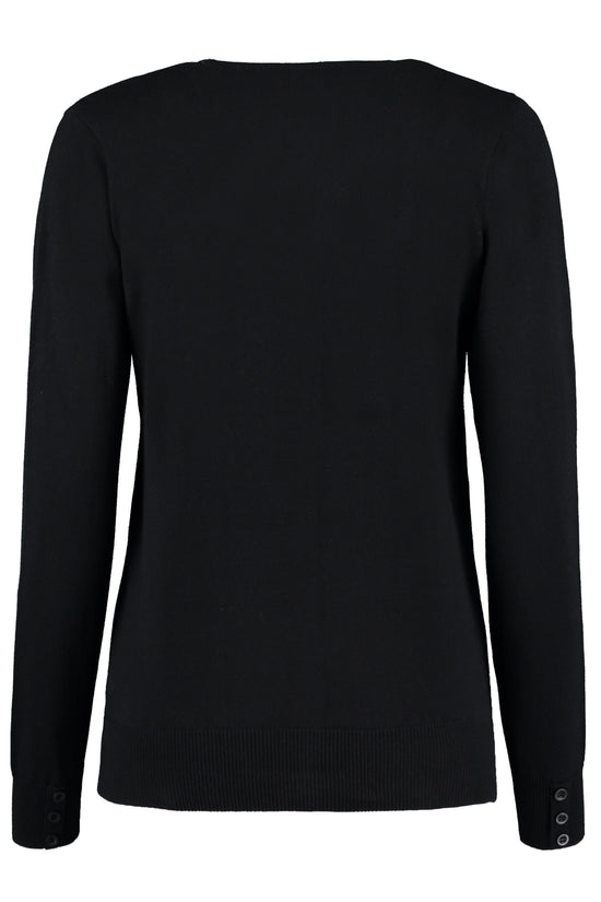 Kustom Kit Ladies V-Neck Cardigan