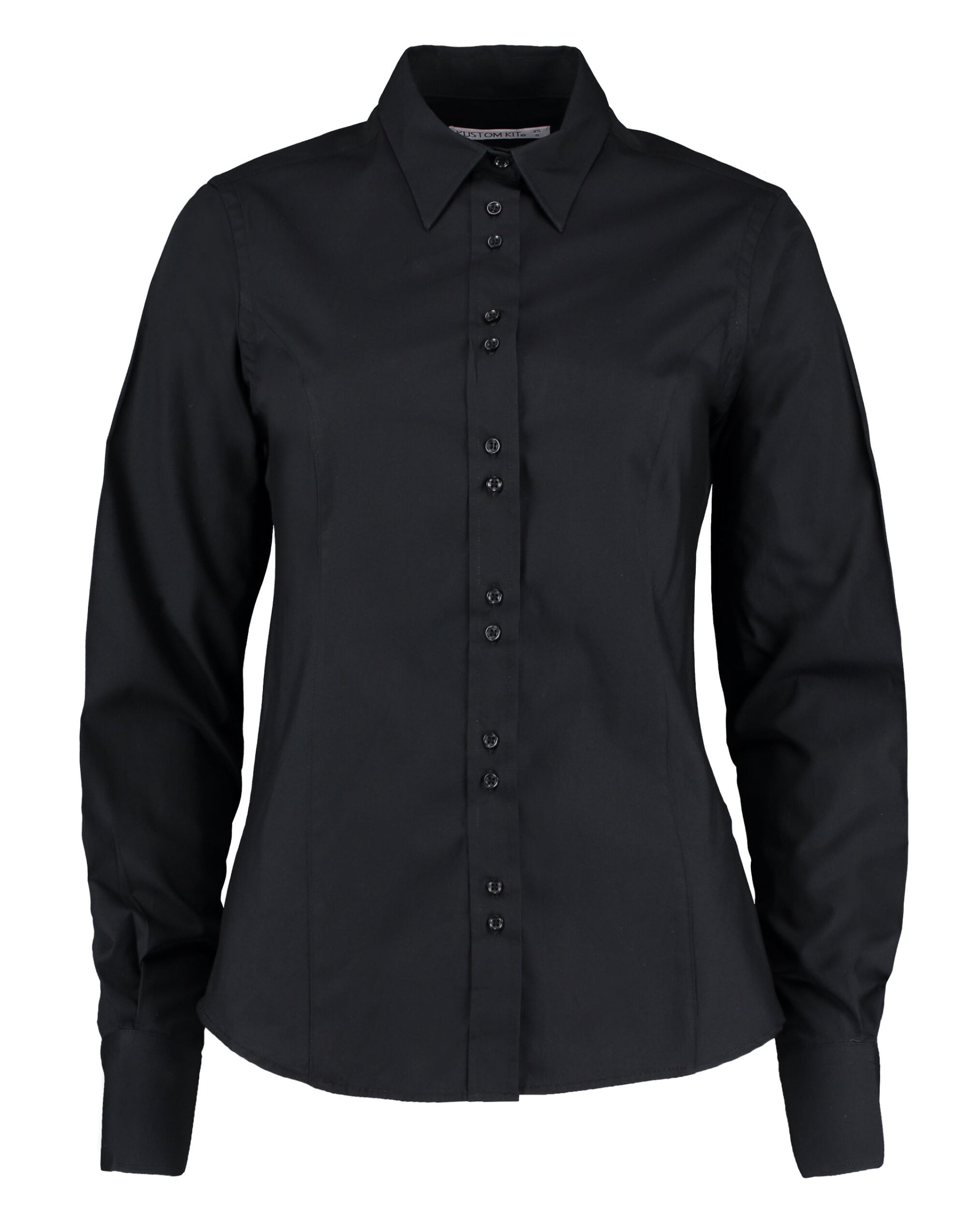 Kustom Kit Ladies LS Tailored City Shirt