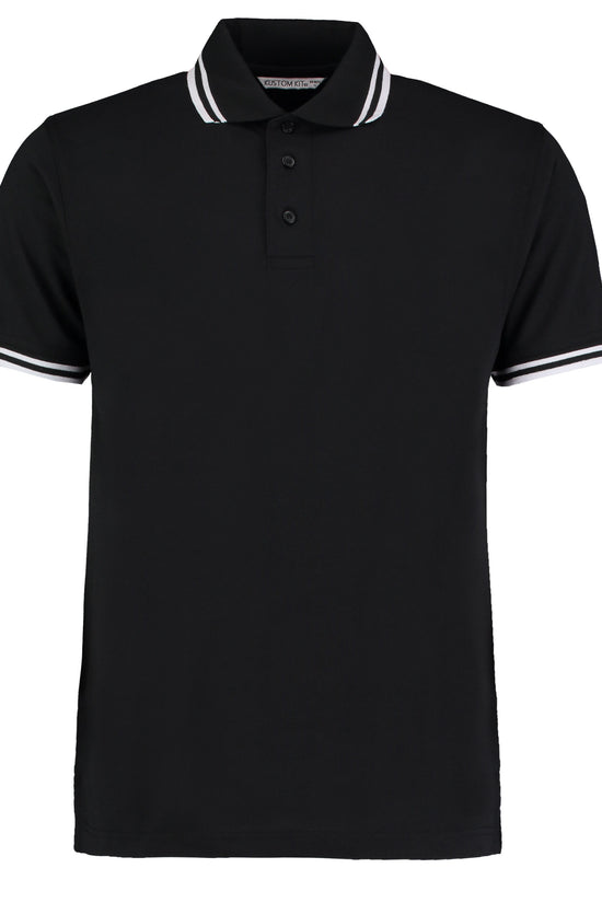 Kustom Kit Mens Tipped Collar Polo