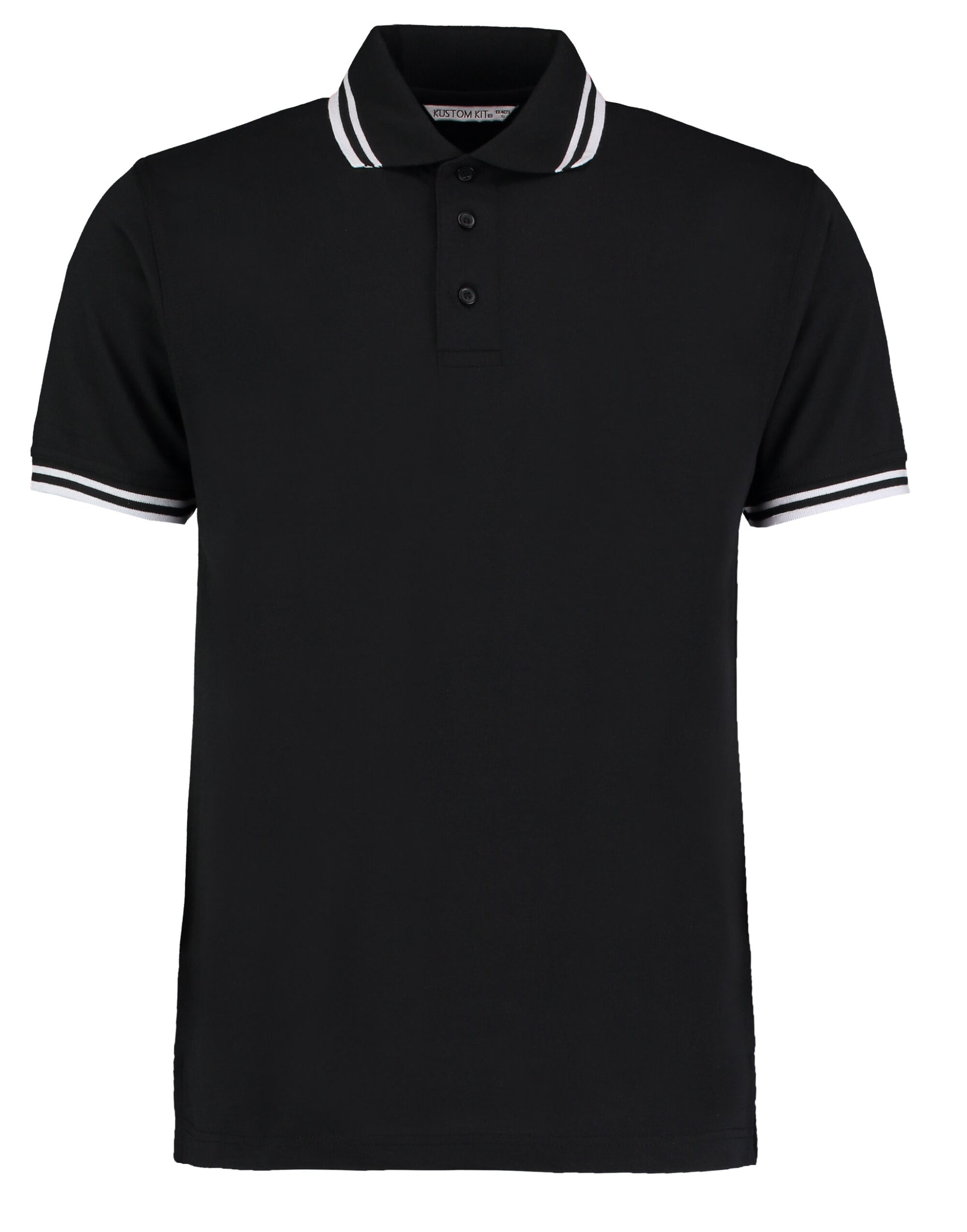 Kustom Kit Mens Tipped Collar Polo