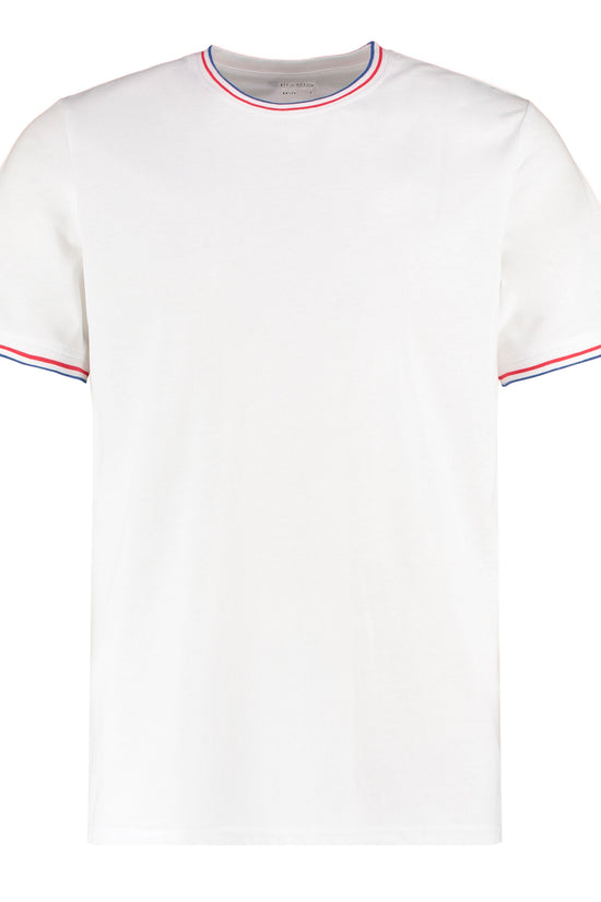 Kustom Kit Mens Fashion Fit Tipped Tee
