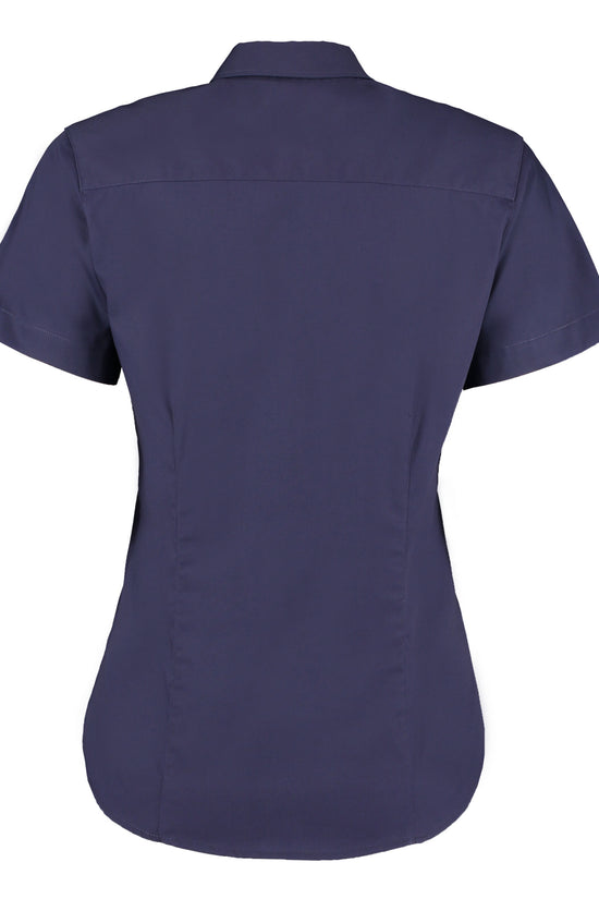 Kustom Kit Lady SS Tailored Oxford Shirt