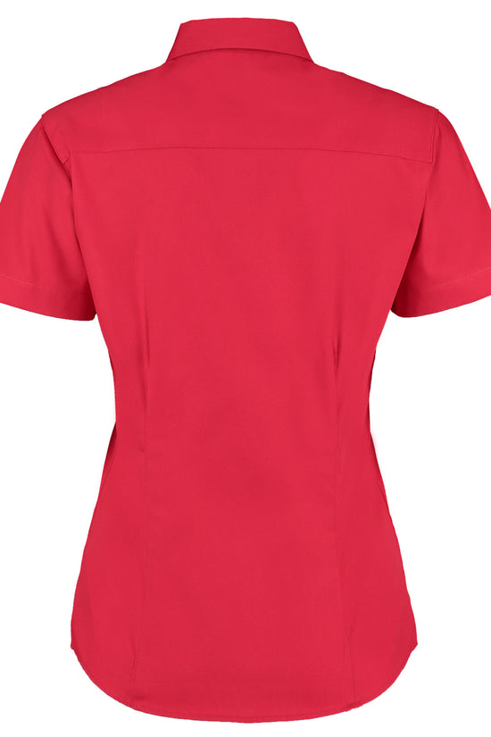 Kustom Kit Lady SS Tailored Oxford Shirt