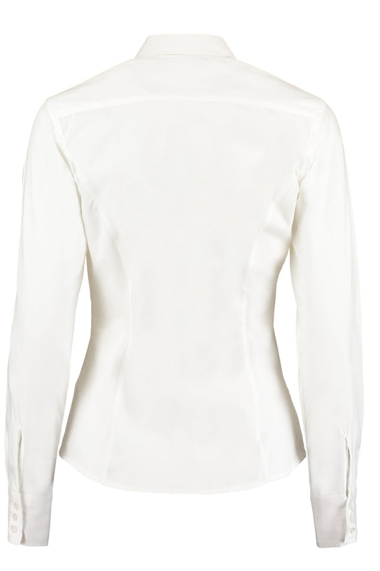 Kustom Kit Lady LS Tailored Oxford Shirt