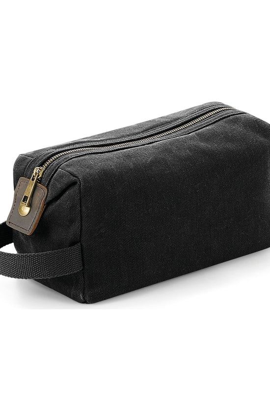 Quadra Heritage Waxed Canvas Wash Bag