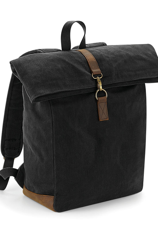 Quadra Heritage Waxed Canvas Backpack