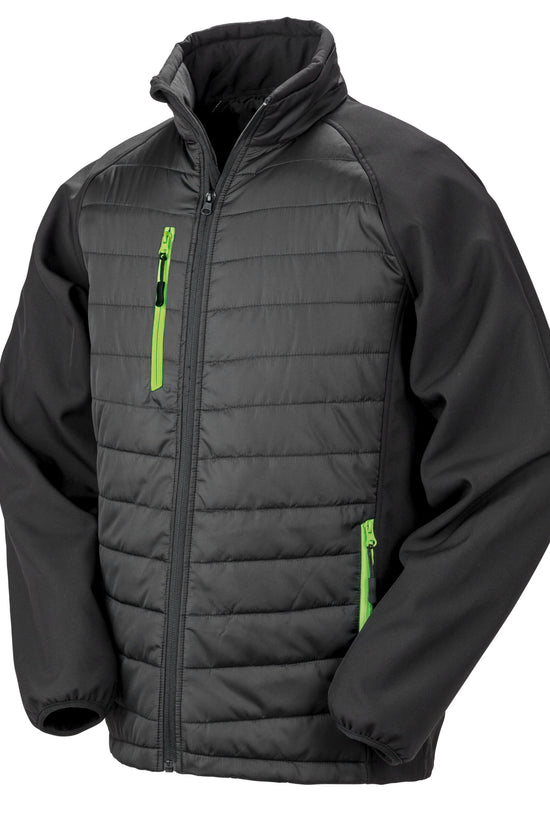 Result Black Compass Softshell Jacket