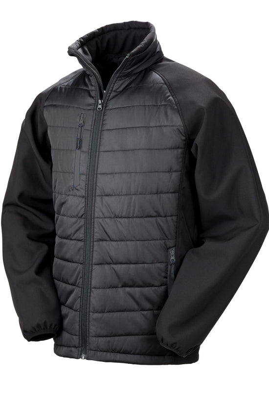 Result Black Compass Softshell Jacket