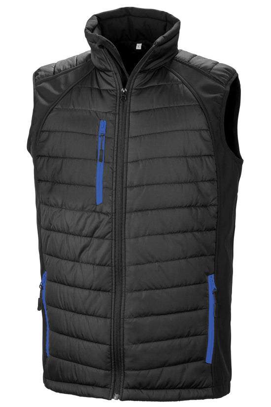 Result Black Compass Softshell Gilet