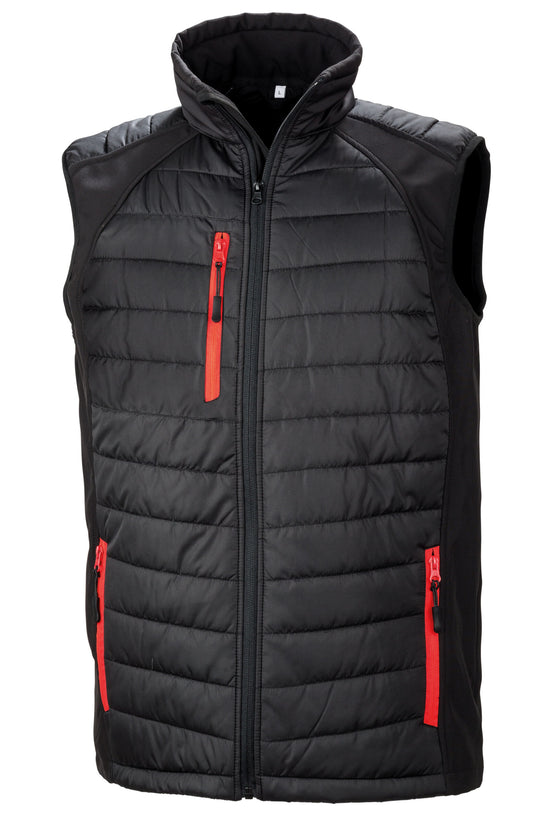 Result Black Compass Softshell Gilet