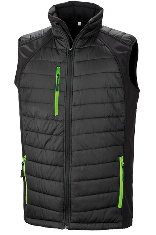 Result Black Compass Softshell Gilet
