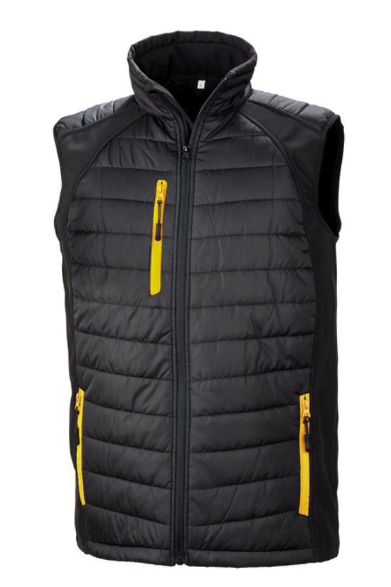 Result Black Compass Softshell Gilet