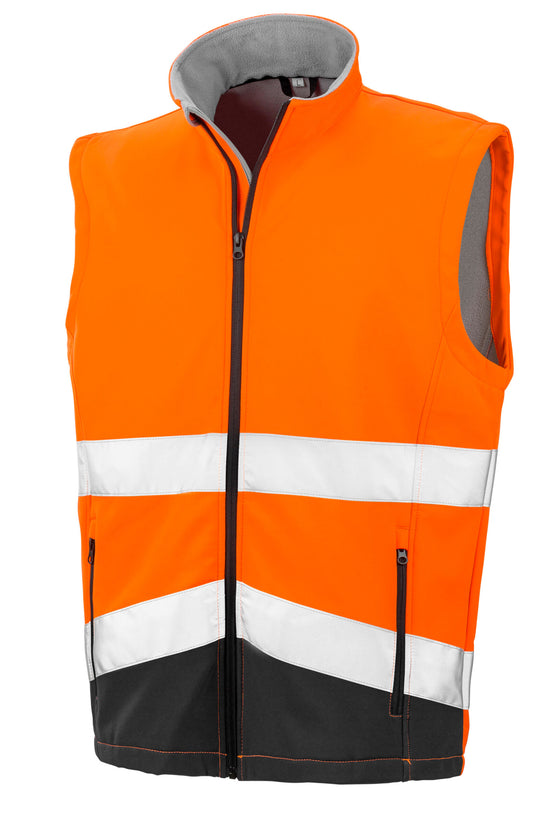 Result Safeguard Safety Softshell Gilet