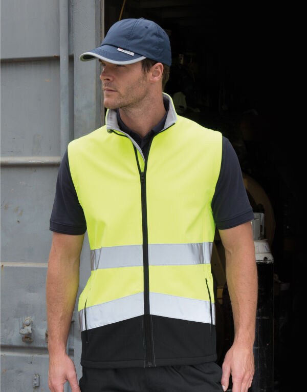 Result Safeguard Safety Softshell Gilet