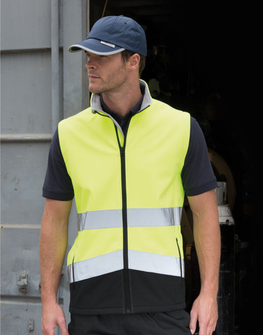 Result Safeguard Safety Softshell Gilet