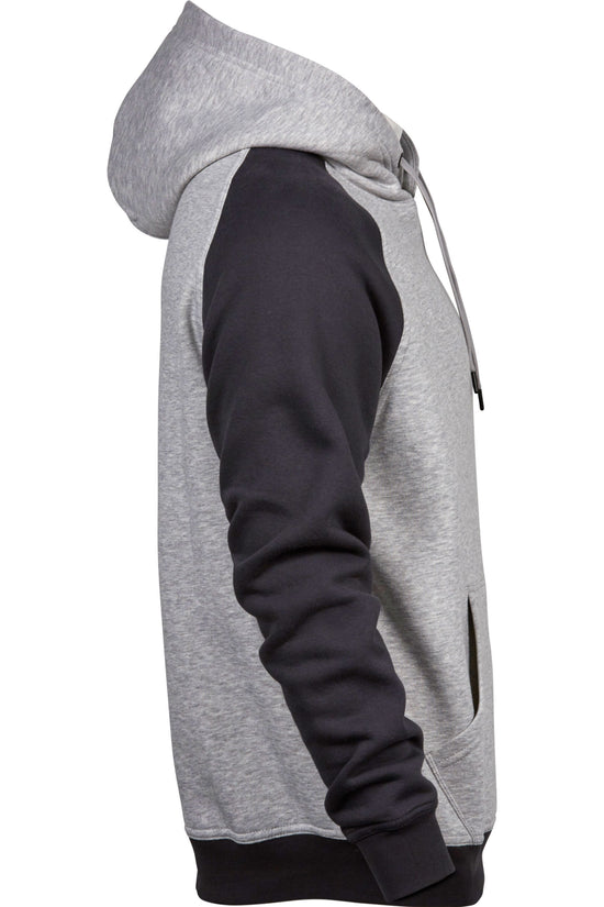Tee Jays Mens Two-Tone Hooded Sweat