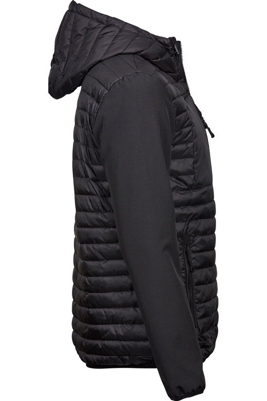 Tee Jays Mens Hooded Crossover Jkt
