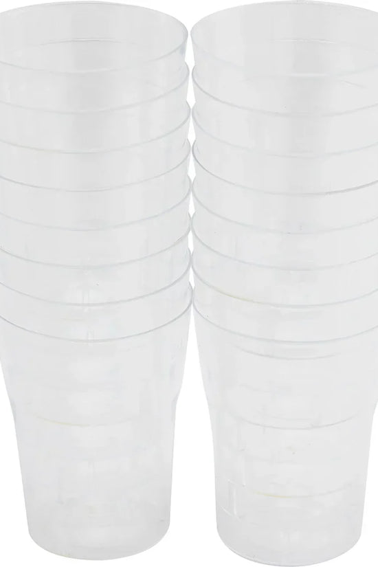 Durable Reusable Shot Glasses 50ml Pack of 16