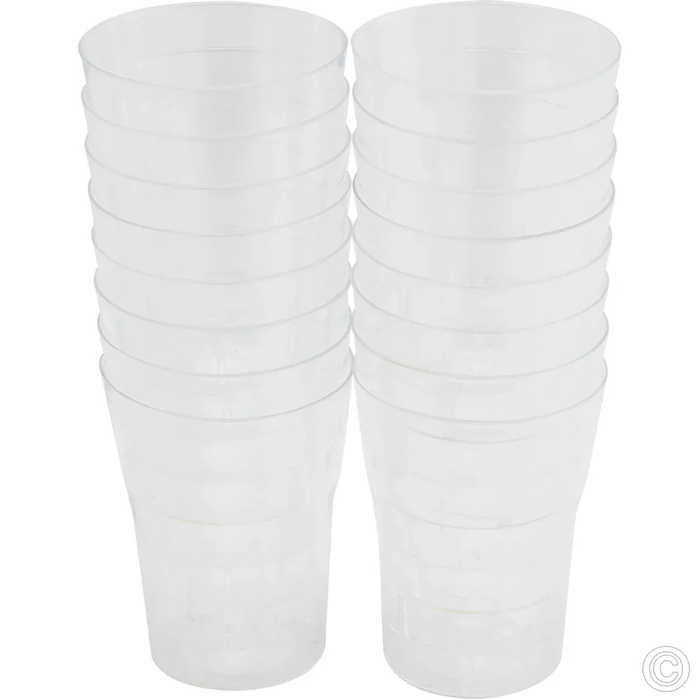 Durable Reusable Shot Glasses 50ml Pack of 16