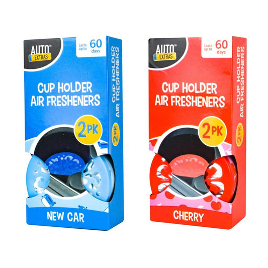 Car Cup Holder Air Freshener Pack of 2 New Car Cherry Scents