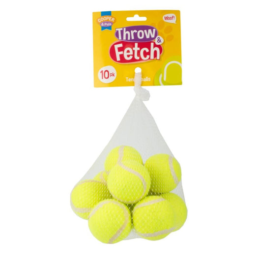 10Pack Pet Tennis Balls for Active Dogs