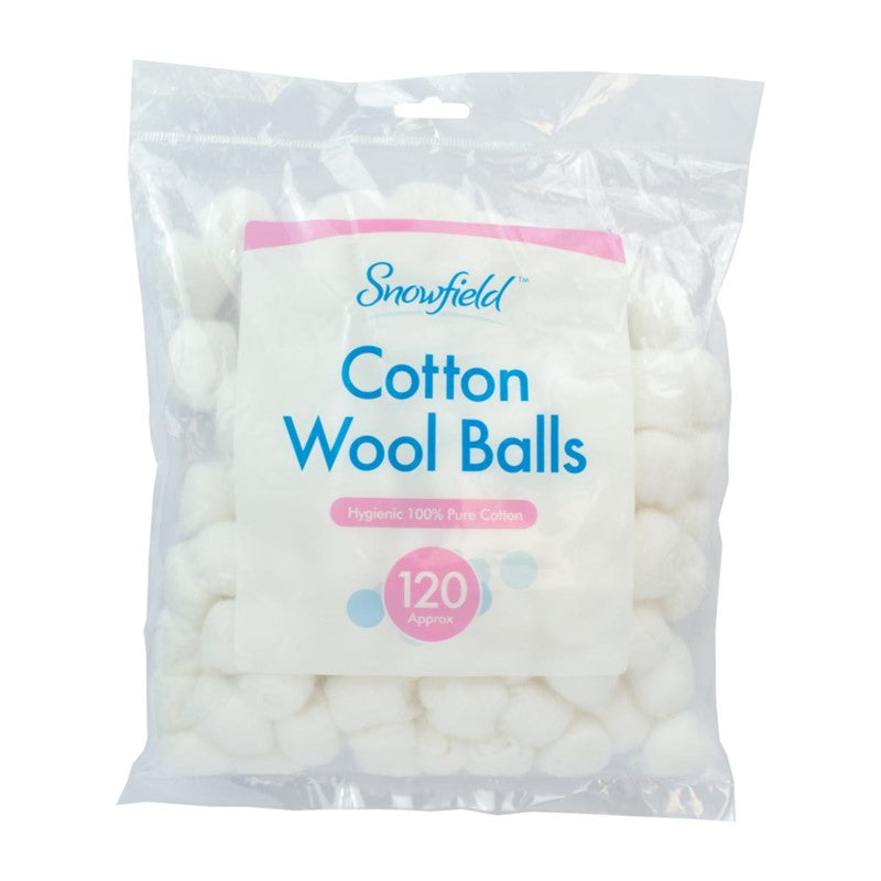 Cotton Wool Balls 120Pack Soft Absorbent Pads