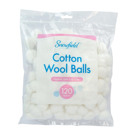 Cotton Wool Balls 120Pack Soft Absorbent Pads
