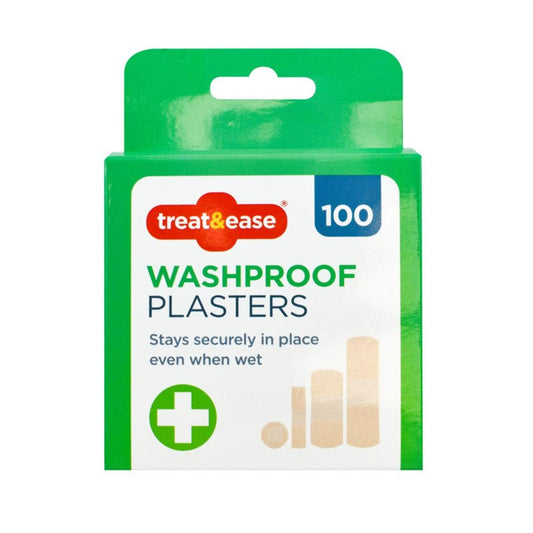 100 Washproof Plasters First Aid Pack