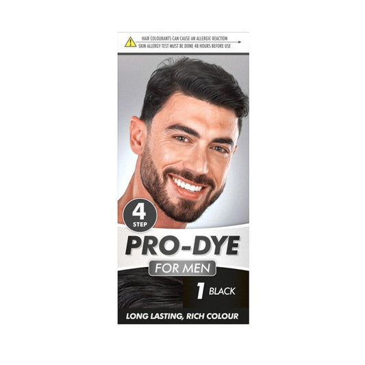 Mens Black Hair Dye No1 LongLasting Color Transformation