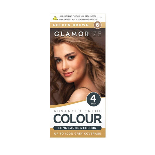 Premium Golden Brown Hair Dye No6 Advanced Creme Colour