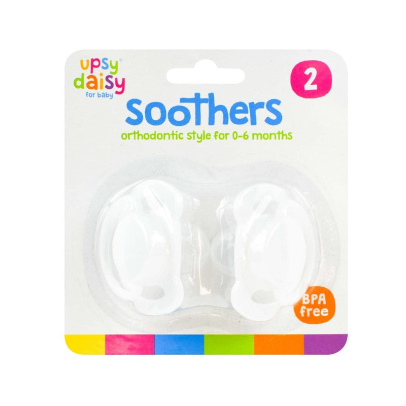 Baby Silicone Soothers 06 Months Pack of 2