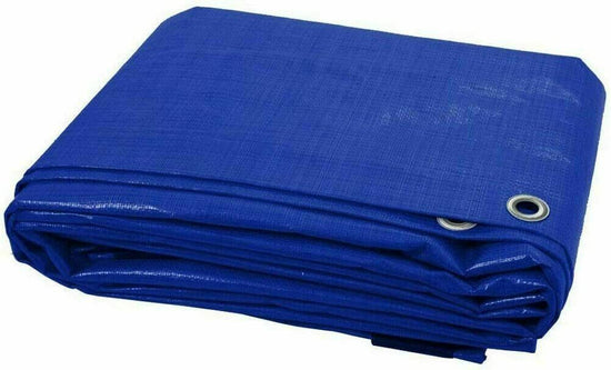HeavyDuty Blue Waterproof Tarpaulin 16x20 ft for Outdoor Applications