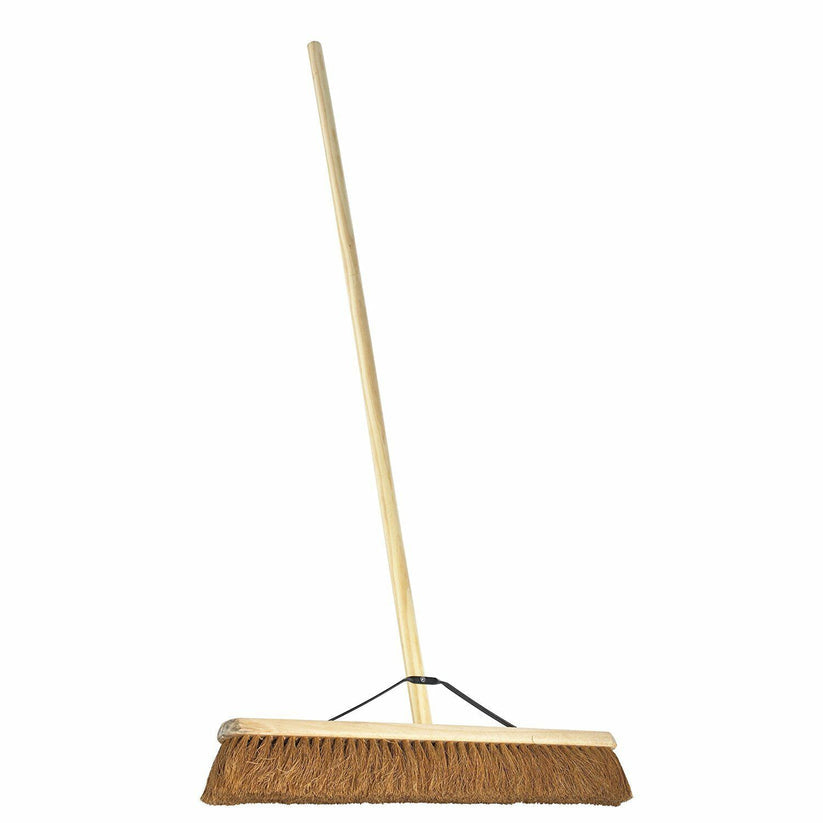 30Inch Soft Coco Garden Wooden Broom Brush B30S