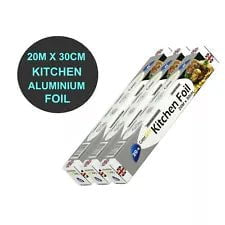 Premium Kitchen Aluminium Foil 20m x 30cm Versatile Durable