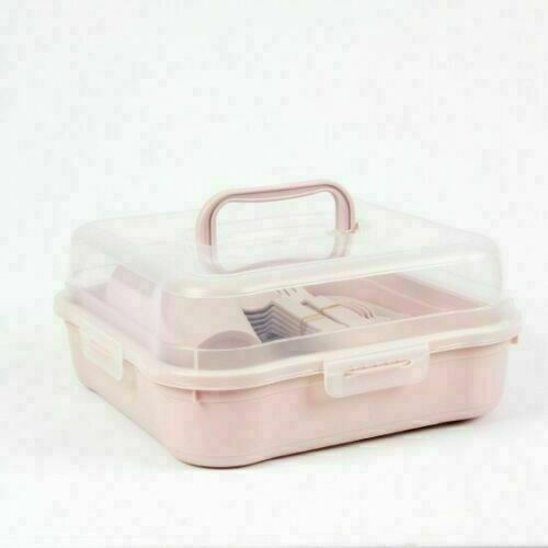 Durable Plastic Picnic Camping Party Dinnerware Set 32 Pieces