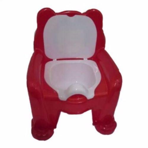 Red Plastic Childrens Potty Training Chair 35x28cm