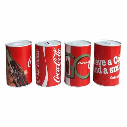 Coca Cola Money Tin Assorted Styles 145mm x 110mm