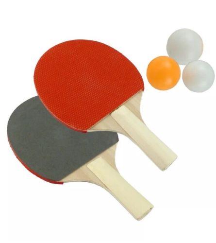 Premium Table Tennis Paddle Set with Ping Pong Balls Indoor and Outdoor Use