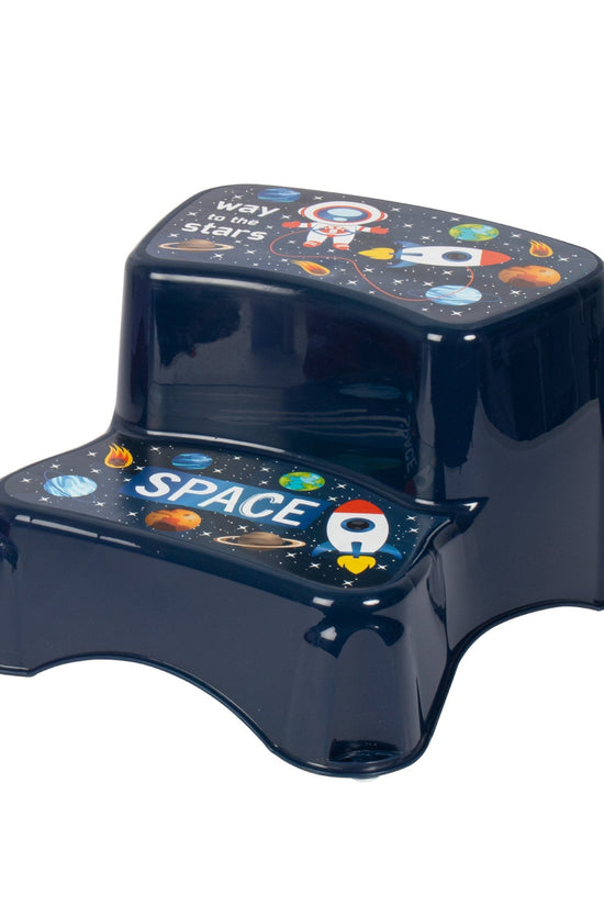 Kids Plastic Two Step Stool Assorted Designs