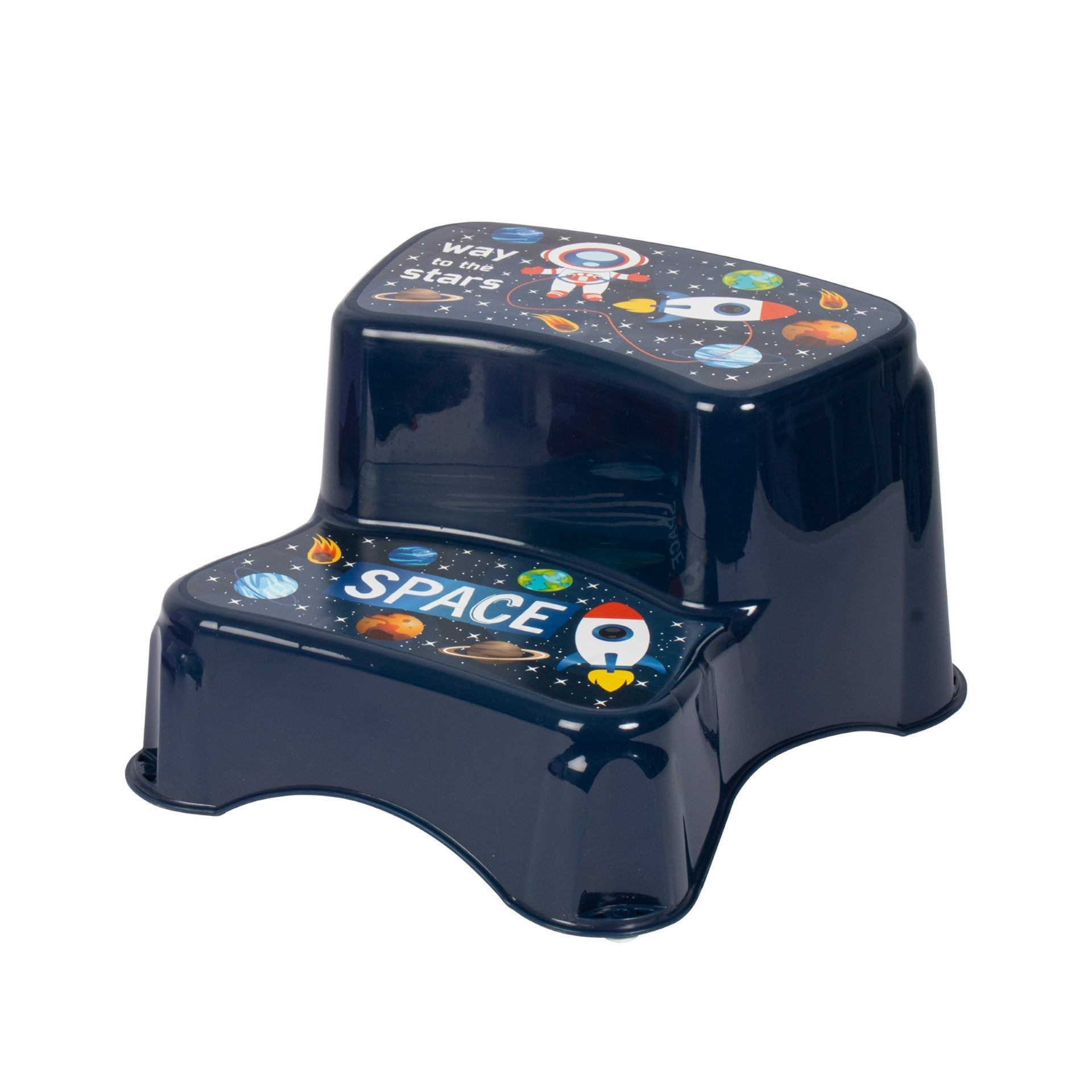 Kids Plastic Two Step Stool Assorted Designs