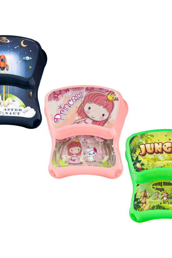 Kids Plastic Two Step Stool Assorted Designs