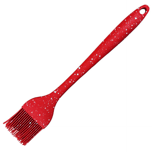 Premium Silicone Basting Pastry Brush 43 x 26 cm Speckled Red